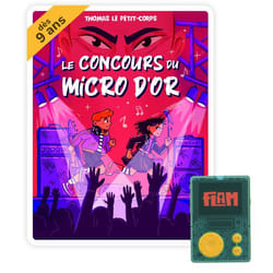 Lunii - Coffret Le concours du Micro dOr - Livre audio interactif dés 9 ans à écouter sur FLAM