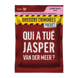 Jeu d enquête Asmodee DC Pocket 3 Qui a tué Jasper Van Der Meer ?