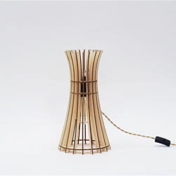 Lucide - Lampe de table Led bois Alesio - Atelier Loupiote
