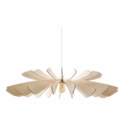 Découvrez la suspension Aurora 80 cm en bois de chez Atelier Loupiote - bois certifié FSC - fabrication française - à monter ...