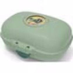 MONBENTO - Boîte à Goûter Snack Box Hermétique - Idéal Pour Ecole ou Parc - MB Gram vert Forest