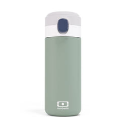 MONBENTO - Gourde Isotherme - Petite Gourde Hermétique 360ml - Garde au Chaud/Froid jusquà 12h - MB Pop vert Natural