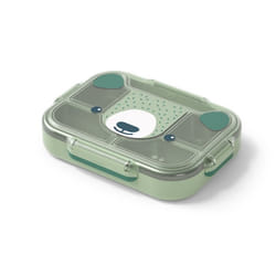 MONBENTO - Lunch box - Plateau Repas Compartimenté - Idéal pour Ecole/Parc - MB Wonder vert Bear