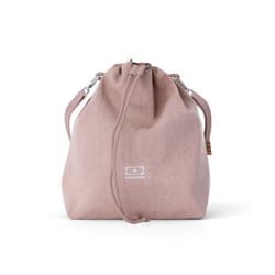 MONBENTO - Sac Isotherme Repas - Lunch Bag Isotherme - Idéal Bento + Bouteille + Accessoires - MB Fresh rose