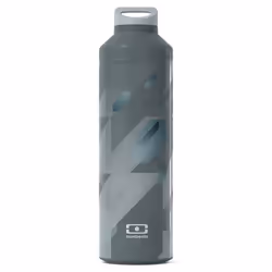 MONBENTO - Bouteille Isotherme - Gourde Inox Isotherme 500ml - Garde au Chaud/Froid Jusquà 12h - MB Steel graphic Dimensions