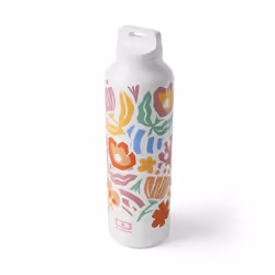 MONBENTO - Bouteille Isotherme - Gourde Inox Isotherme 500ml - Garde au Chaud/Froid Jusquà 12h - MB Steel graphic Papercut