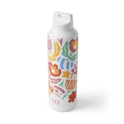 MONBENTO - Bouteille Isotherme - Gourde Inox Isotherme 500ml - Garde au Chaud/Froid Jusquà 12h - MB Steel graphic Papercut