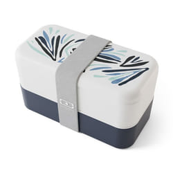 MONBENTO - Bento box - Lunch Box 2 Compartiments - Idéal pour Travail/Ecole - Made In France - MB Original bleu Nordic