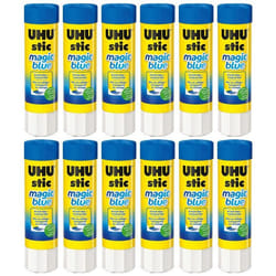 12 bâtons De Colle - Magic Blue - 8G - UHU
