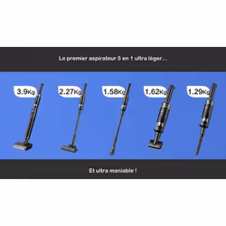 EZIclean Cyclowash P12 Wet & Dry Combo aspirateur de table Noir Sans sac - Vue supplémentaire 10