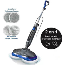Balai vapeur EZICLEAN Steam Wave 360
