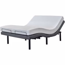 Sommier électrique à Inclinaison Double – Télécommande incluse – 160 x 200 cm – Structure en métal – Sommier tapissier