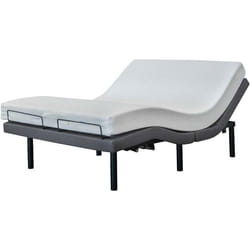 Sommier électrique à Inclinaison Double – Télécommande incluse – 160 x 200 cm – Structure en métal – Sommier tapissier