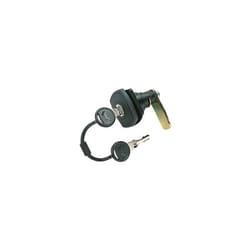 Serrure noire de portillon ou coffre pour caravane et camping-car