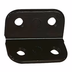 Charnière plate marron pour caravane et camping-car - GENERIQUE - Plastique - 44 x 41 mm