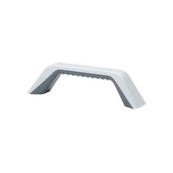 Poignée de tirage gris clair avec socle foncé pour caravane et camping-car