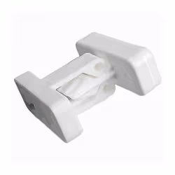 Arrêt de porte blanc 47 mm pour caravane et camping-car