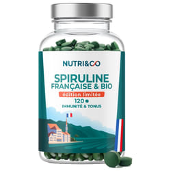 Nutri&Co Spiruline Bio 120 Comprimés