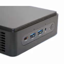 Telefunken TF-105-N95-8256P PC/poste de travail Intel® Celeron® N 8 Go DDR4-SDRAM 256 Go SSD Windows 11 Pro Mini PC Noir