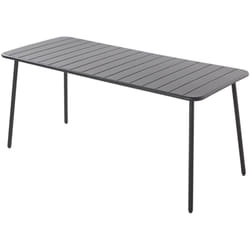 Bergame - Table de jardin en acier 6 places