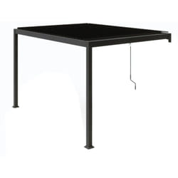 Agadir - Pergola bioclimatique adossée 3x4m - aluminium