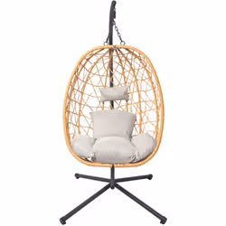 Description générale Découvrez le fauteuil suspendu Cuzco, un véritable bijou pour votre espace de vie ! Avec son allure élég ...