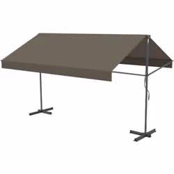 Description générale Ajoutez une touche d'élégance à votre espace extérieur avec notre store banne double pente couleur taupe ...