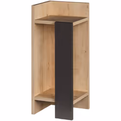 Table de chevet Kanya bois et anthracite Offrez-vous cette jolie table de chevet industrielle. Avec son mélange de bois et mé ...