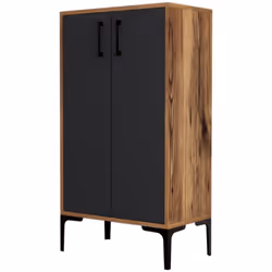 Découvrez ce meuble à rangements polyvalent qui ajoute une touche moderne à votre intérieur. Avec sa couleur principale en ch ...