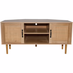 Buffet en bois avec 2 portes effet cannage et 2 niches Ce superbe buffet de 115 cm allie élégance et fonctionnalité avec son ...