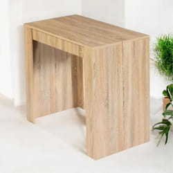 BELLI - Table console extensible en bois - 140 m