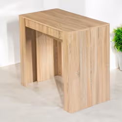 BELLI - Table console extensible en bois - 3 m