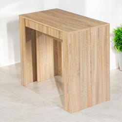BELLI - Table console extensible en bois - 3 m