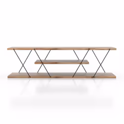 Meuble tv design avec étagère HAMAR, Concept Usine