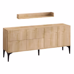 Ensemble buffet et étagère murale ASSEN, Concept Usine