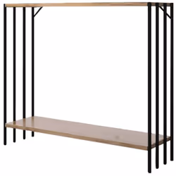 Console industrielle avec étagères. Cette console au style industriel épuré est un choix parfait pour ceux qui recherchent un ...