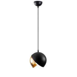 Suspension noire et dorée en métal ROMY, Concept Usine