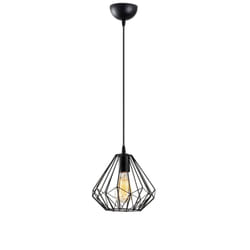 Suspension filaire noire en métal LEA, Concept Usine
