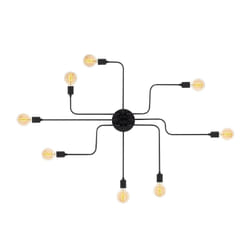 Suspension noire en métal ZOE, Concept Usine