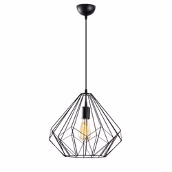 Suspension filaire en fer noir SASHA, Concept Usine