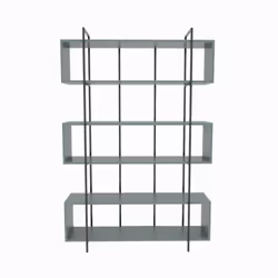 Bibliothèque contemporaine vert 180cm LULI