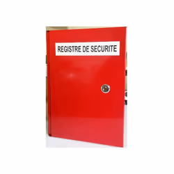 Armoire métallique pour les registres de sécurité Fermeture serrure triangle. Le coffret pour registre de sécurité est livré  ...