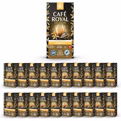200 Capsules Aluminium Compatibles NESPRESSO® À USAGE DOMESTIQUE - CAFÉ SAVEUR VANILLE - Dosettes by Café Royal®