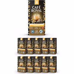 100 Capsules Aluminium Compatibles NESPRESSO® À USAGE DOMESTIQUE - CAFÉ SAVEUR VANILLE - Dosettes by Café Royal®