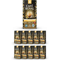 100 Capsules Aluminium Compatibles NESPRESSO® À USAGE DOMESTIQUE - CAFÉ SAVEUR VANILLE - Dosettes by Café Royal®