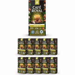 100 Capsules Aluminium Compatibles NESPRESSO® À USAGE DOMESTIQUE - CAFÉ SAVEUR NOISETTE - Dosettes by Café Royal®