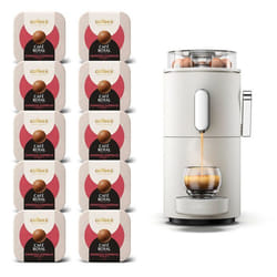 Machine à Café CoffeeB Globe Blanc + 90 Coffee Balls Espresso Supremo - 100% Compostables