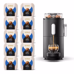 Machine à Café CoffeeB Globe Noir + 90 Coffee Balls Lungo - 100% Compostables