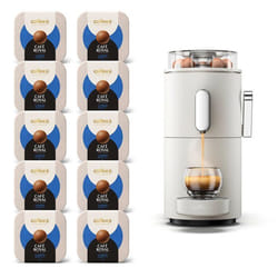 Machine à Café CoffeeB Globe Blanc + 90 Coffee Balls Lungo - 100% Compostables