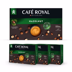150 Capsules de Café Compatibles NESPRESSO PRO® - SAVEUR NOISETTE - Dosettes by Café Royal®